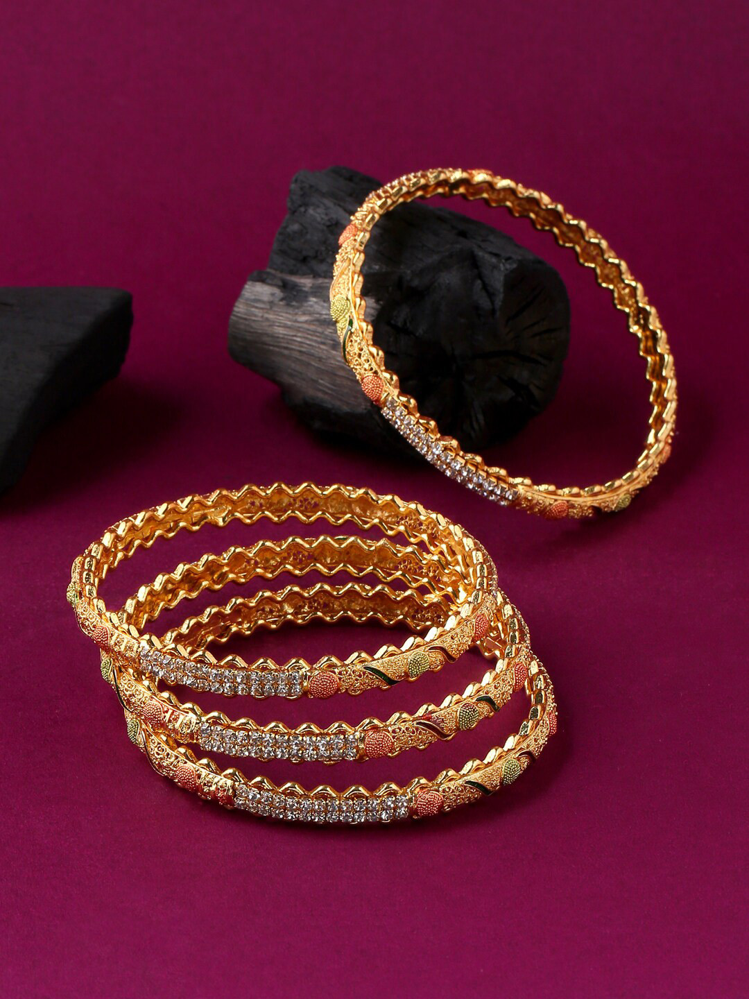 22K Gold Bangles – Elegant Craftsmanship with Timeless Shine