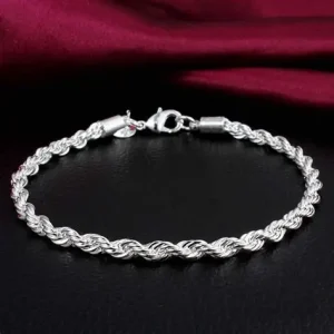 Sterling Silver Bracelet (925) – Modern Elegance with Lasting Shine